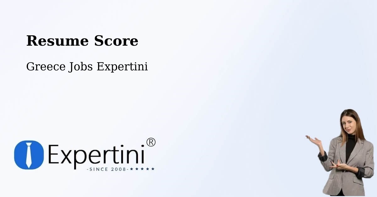 Resume Score & Job Description Match Tool – Platariá - Greece Jobs Expertini